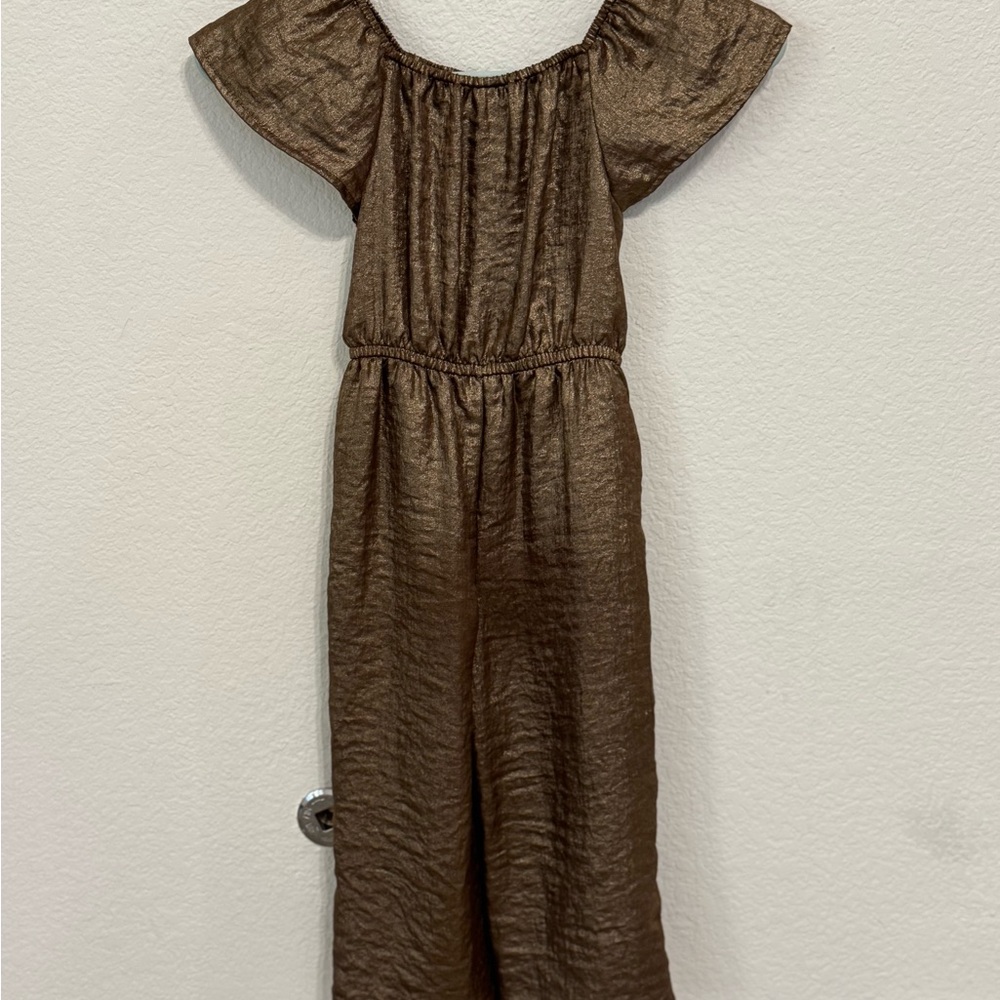 Cat & Jack Metallic Brown Dress